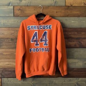 Orange Syracuse football hoodie unisex medium